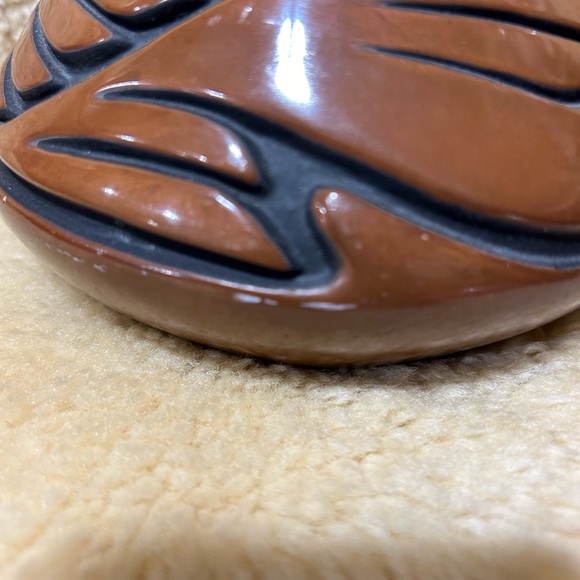 Carol Grace Loretta Santa Clara Jemez Avanyu bowl - Picture 4 of 7